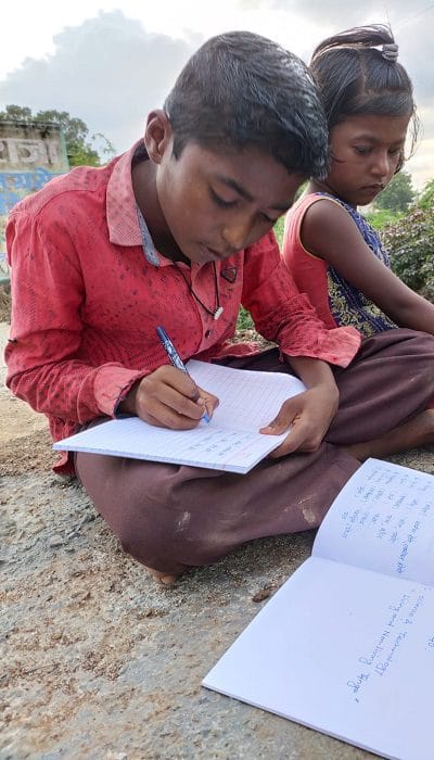 Boy Studying